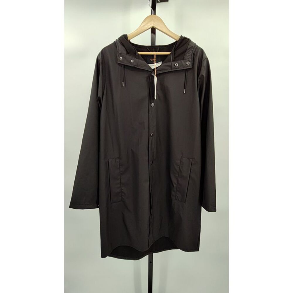 Quince Black Hooded Jacket